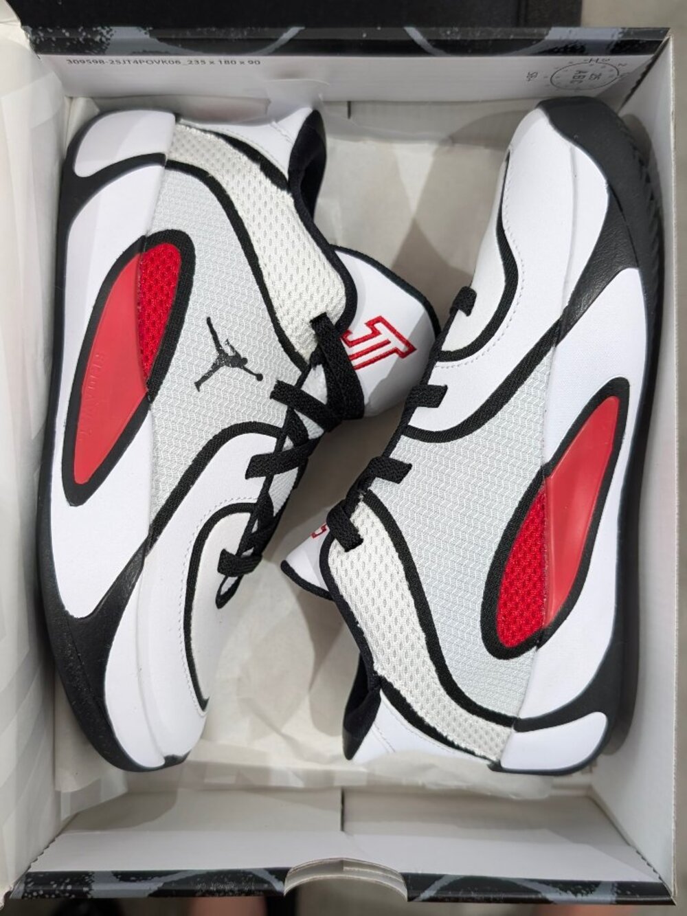 Jordan Tatum 4 (PS) | White/University Red-Black | Size 12C (Little Kids)